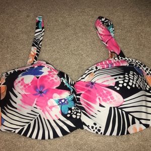 Floral Bathing Suit Top